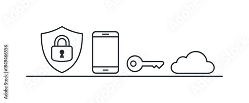 Secure online identity and account protection helping individuals safeguard personal information and login credentials across modern digital platforms and connected services