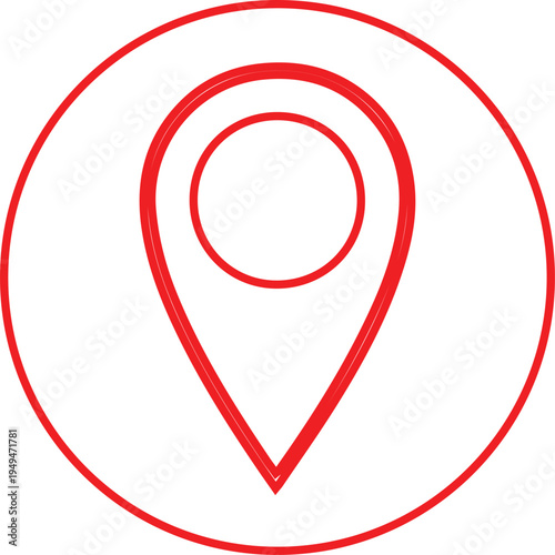 Location pin icon for navigation and mapping services in cities and towns Free Download Location pin icon for navigation and mapping services in cities and towns - GFXLoad