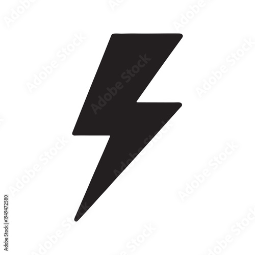 Vector lightning icon