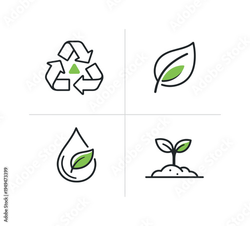 Green lifestyle and sustainable environmental practices supporting ecological balance where individuals recycle materials, conserve resources, reduce pollution, and protect natural