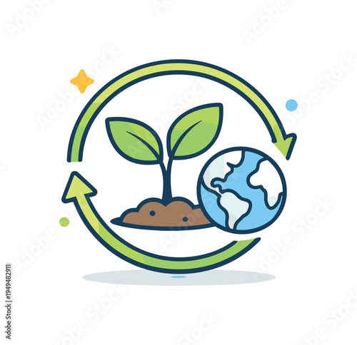 Sustainable resource management and environmentally responsible business practices in a modern economy where organizations balance productivity with ecological awareness, a small