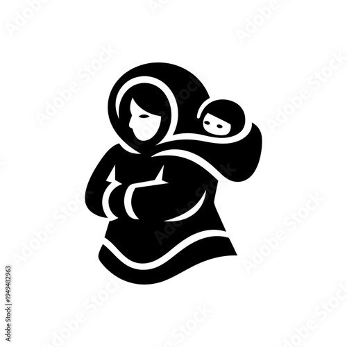 Inuit Mother Amauti Parka Icon