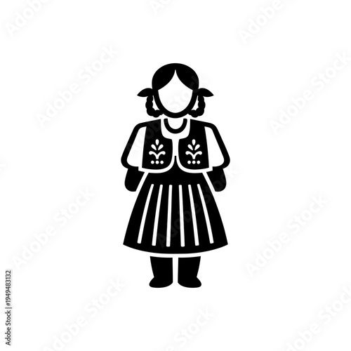 Eastern European Girl Costume Icon