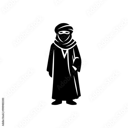 Bedouin Nomad Desert Garment Icon