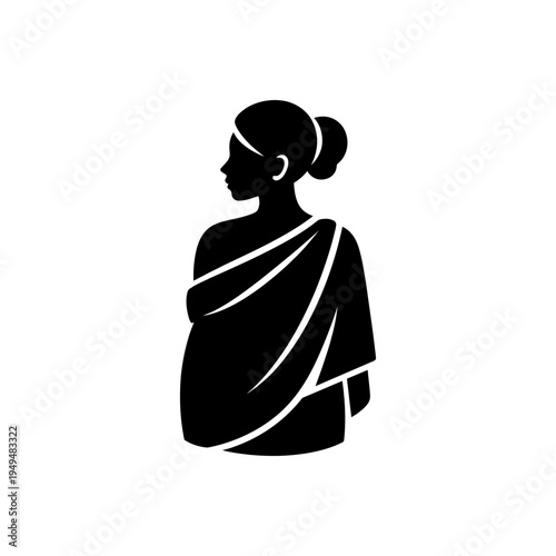 Indian Saree Traditional Elegance Icon