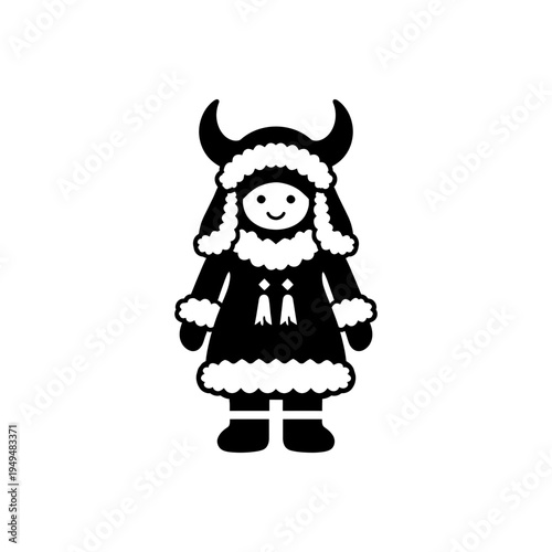 Arctic Inuit Winter Parka Icon