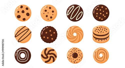 Colorful collection of cartoon vehicles cars trucks and buses on white