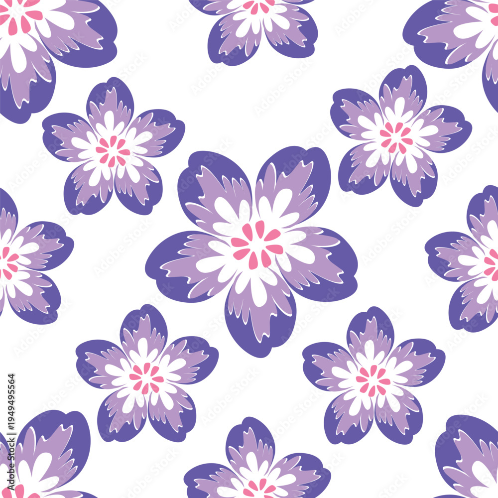 Fototapeta premium seamless floral pattern
