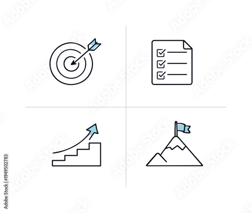 Personal goal tracking and self development planning in everyday life where individuals define objectives, monitor progress, stay motivated, and achieve milestones through