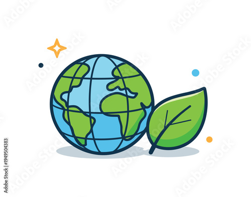 Global awareness and international connection focused on understanding the world and shared planetary responsibility, a simple hand drawn globe with light sketch style latitude