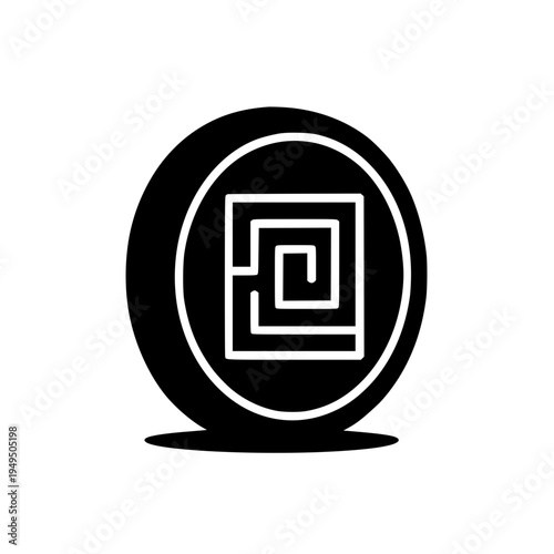 NFT digital token display coin icon 