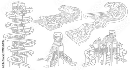 Biotech science themed imagery featuring DNA helix, laboratory equipment, researchers and lab activity.