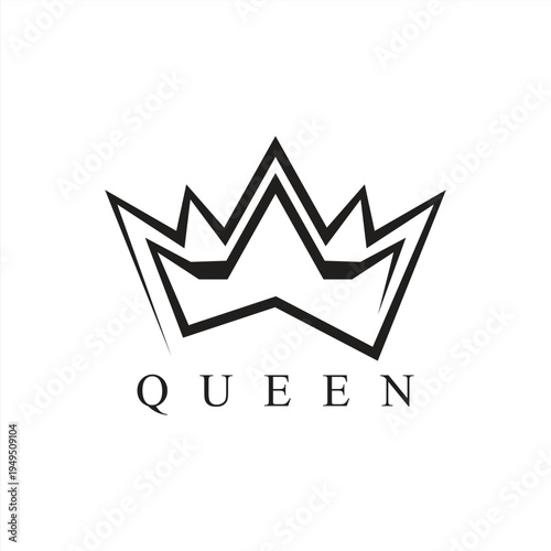 KING Logo Design with crown emblem