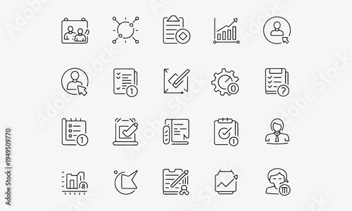 B2B icon set. featuring business networking, supplier, commerce, vendor, partnership, manufacturer, purchase order, supply chain, transaction, quotation and more