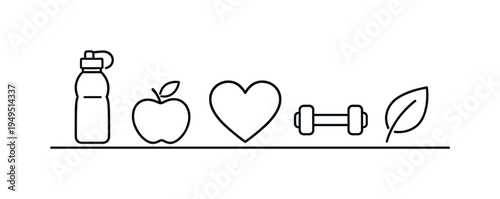 Healthy routine planning and daily wellness habits supporting balanced lifestyle, physical activity, and long term personal wellbeing through simple consistent choices, water