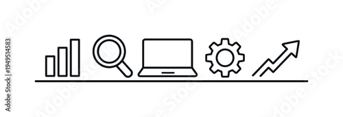 Data analysis and business performance tracking helping organizations understand trends, evaluate results, and make informed strategic decisions using measurable digital insights