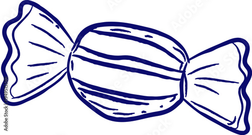 Candy Wrapped Sketch Doodle