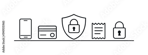 Secure online transactions and digital payment protection helping users safely manage purchases and financial activity across modern e commerce platforms and mobile services