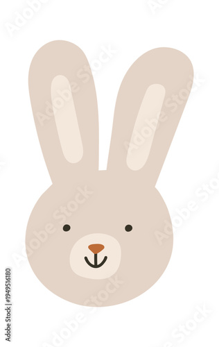 Bunny face kids boho element