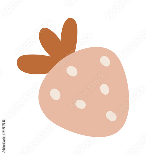 Strawberry cute kids boho element