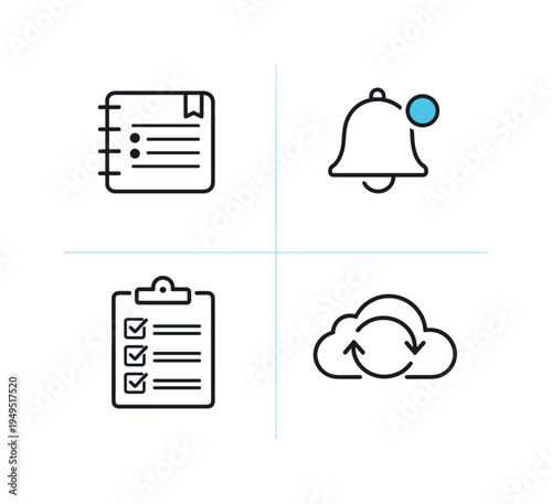 Personal digital organization and productivity systems in everyday life where individuals store notes, manage reminders, track tasks, and maintain structured information across