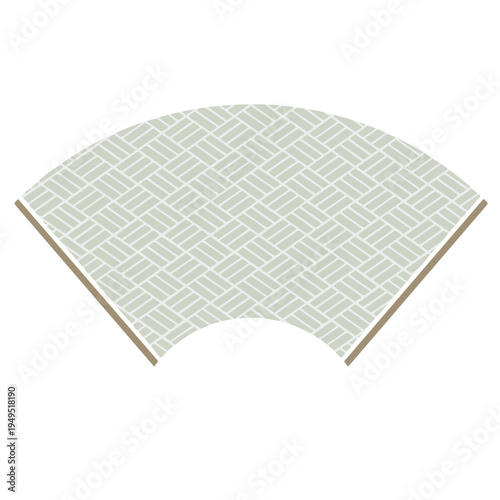 Japanese Fan Illustration with Traditional Patterns – Sensu Design