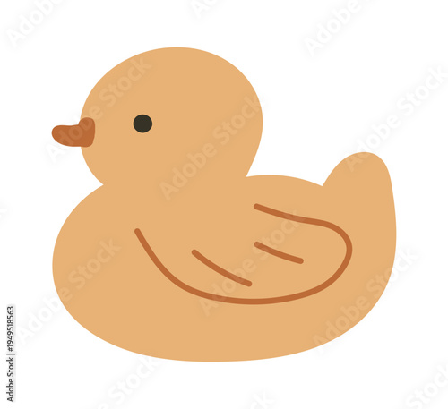 Rubber duck toy boho element