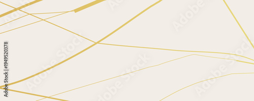 Gold Kintsugi crack pattern on whitish background