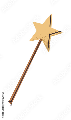 Star magic wand birthday element