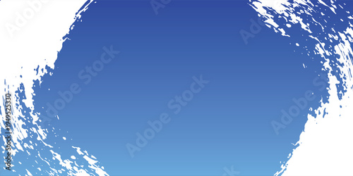 Japanese style background material drawn with a Japanese brush on paper