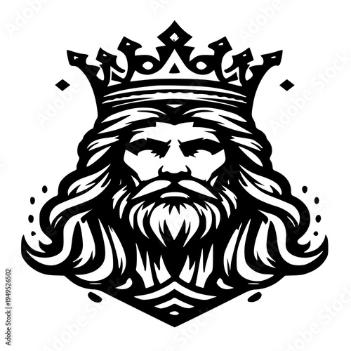 king of the king , Vector illustration of a king kaisar , silhouette of a king kaisar 