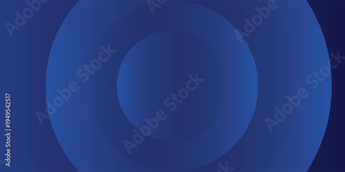 Design abstract blue circle line banner background