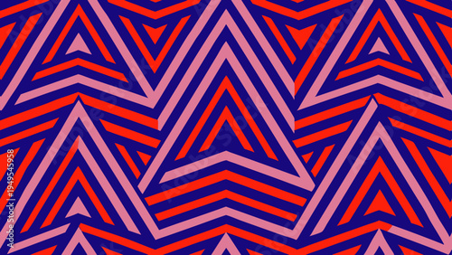 Abstract triangle striped pattern background with bold color contrast