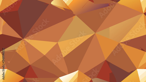 Abstract Geometric Triangle Background in Warm Earth Tone Colors