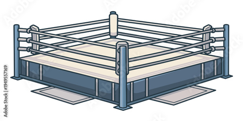 Professional Boxing Ring Sports Equipment.