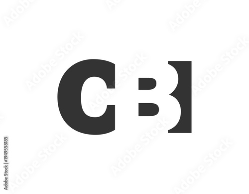 CBI logo design. Initial letter C B I bold font style for tech startups, consulting, corporate branding. Creative company name, headlines typography identity, trendy logotype.