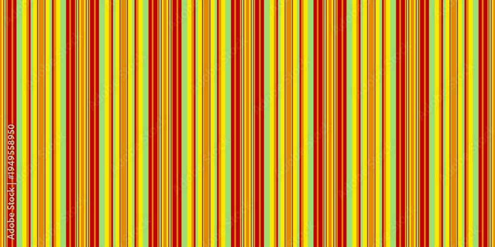 Obraz premium Vibrant vertical stripes in warm yellow, orange, and red hues. Perfect for backgrounds, textiles, or website design. This bold, energetic pattern evokes feelings of warmth, joy, and optimism.