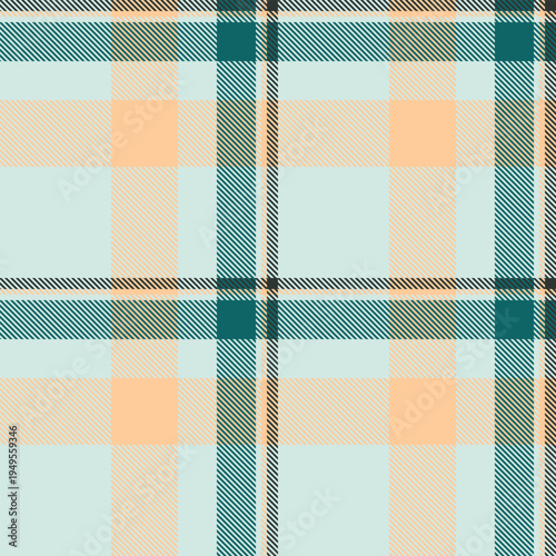 Structured tartan vector pattern delivers clean lines and visual order. Ideal for apparel mockups, creative layouts, and professional branding applications.