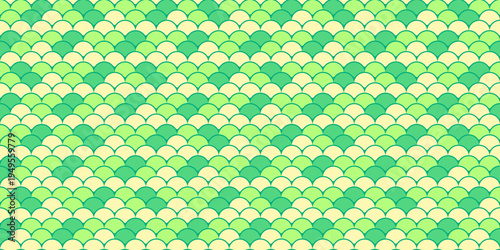 Vibrant green and yellow scale pattern.  Perfect for textile design, website backgrounds, or playful branding.