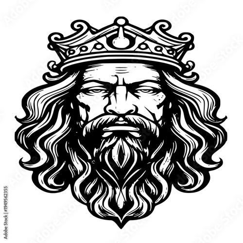 king of the king , Vector illustration of a king kaisar , silhouette of a king kaisar 