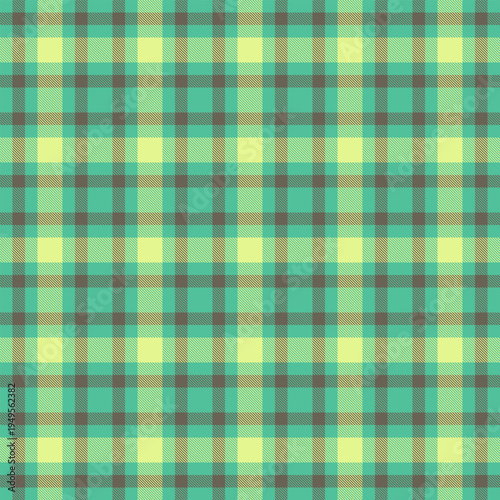 Seamless tartan textile background maintains visual rhythm. The reliable fabric imagery adapts across various creative formats.