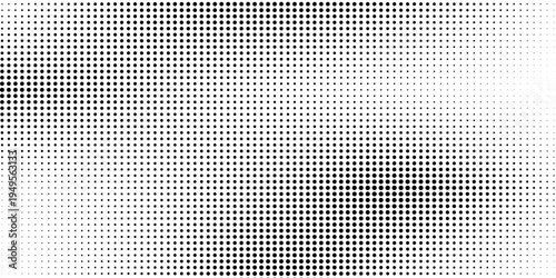 Background with monochrome dotted texture. Polka dot pattern template. Vector eps 10