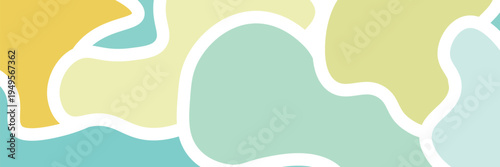  Light blue and green pastel colored gradient background.