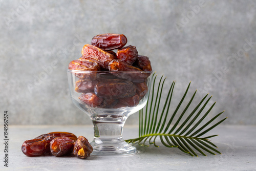 Dried date fruit in the pla...