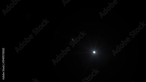 cinematic camera flash and photo lights on black background. seamless lens flare animation for photography, events, and studio shoots. loopable motion graphic video.