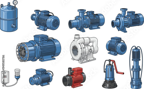 Set of professional construction workers and repairmen characters with tools, safety gear, building equipment, and maintenance service, flat vector illustration.