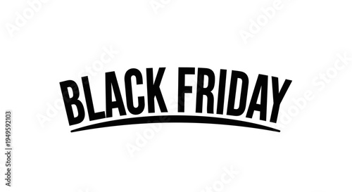Bold text announces Black Friday shopping event