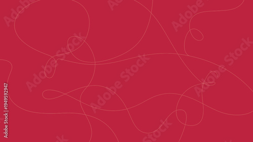 A minimalist abstract background features delicate flowing white lines against a solid deep red color scheme high quality professional detailed modern elegant stylish clean crisp vibrant