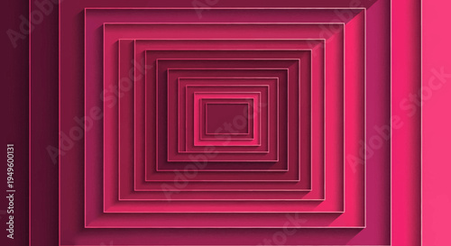 Vibrant pink geometric square pattern background.