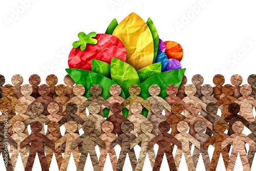 Tableau sur toile Migrant farm workers as essential agricultural laborers who travel across regions or borders to plant tend and harvest crops picking fruits and vegetables that support the food supply chain